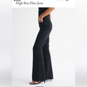 Abercrombie & Fitch Black Wide Leg flare  Jeans
